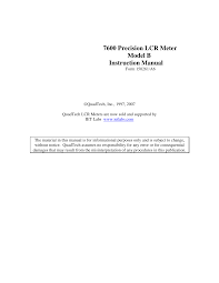 Pro tread ac 7600 7700. Https Www Ietlabs Com Pdf Manuals Qt 7600 Im Pdf