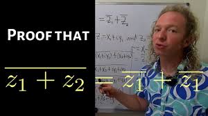 The Conjugate Of The Sum Of Complex Numbers Proof Complex Numbers Math Videos Art Poses
