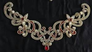 Pin By Amine Kermoud On Broderie De Perles Ballroom Jewelry Beaded Embroidery Bead Embroidery Patterns