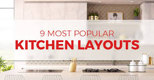 most popular kitchen layouts basic