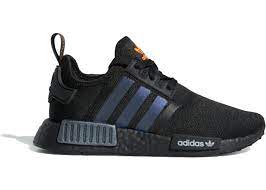 Hier finden sie großartige angebote für hochwertige schuhe für männer und frauen. Adidas Nmd R1 Core Black Solar Orange Gs Fv8026