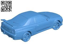 Nissan Skyline Gtr Car B004989 File Stl Free Download 3d Model For Cnc And 3d Printer Download Free Stl Files In 2020 Gtr Car Nissan Skyline Nissan Skyline Gtr