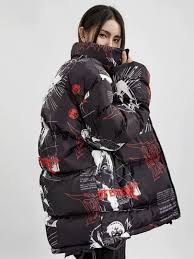 Shop the menswear outerwear collection for style in every season. Vh Studios Anime Printed Puffer Jacket