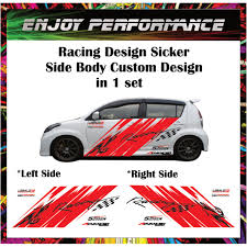 Maybe you would like to learn more about one of these? Racing Design Sticker Side Body Custom Design