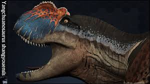 Choć rozmiarami ustępował niektórym późniejszym teropodom, takim jak np. Artstation Yangchuanosaurus Shangyouensis Jagged Fang Designs