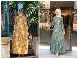 Rahatliktan Odun Vermeyenler Icin Yazlik Tesettur Elbise Kombinleri Elbise Moda Stilleri Sifon Elbise