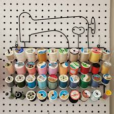 Most likely you'll customize your thread stand to fit the amount of thread you have and the spool sizes so i won't give a detailed shopping and cutting list. 7 Nifty Sewing Machine Embroidery Thread Storage Ideas