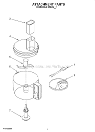 If you can break it, we can help you fix it. Kitchenaid Food Processor Kfp715er2 Ereplacementparts Com