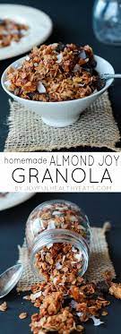 Homemade Almond Joy Granola Easy And Healthy Granola Recipe Recipe Granola Healthy Granola Recipes Granola Recipe Healthy