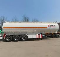 New 3 Axles 55000 Liters Aluminum Alloy Tanker Trailer for Sale