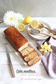 Cake Moelleux Au Citron Graines De Chia Et Cardamome Vegan Cook A Life By Maeva Graines De Chia Cake Moelleux Recette Cake Citron