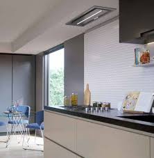 Baumann Deckenhaube 90 X 30 Cm Edelstahl 875 Cbm H Kohlefilter Abluft Led Stripes