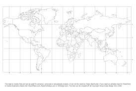 free world projection printable maps clip art maps