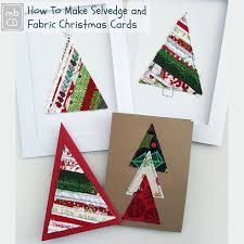 Homemade christmas envelopes lend a personal air to your holiday greetings. Chris Dodsley Mbcd How To Make Selvedge Fabric Christmas Cards