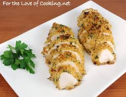 Just say no to dry chicken breast! Mustard Herb Panko Crusted Chicken Breasts For The Love Of Cooking