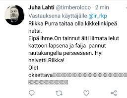 Archived 28 jun 2020 08:43:10 utc. Jussi Halla Aho Sur Twitter Oletan Etta Kivapuhujat Edustavat Vasemmistolaista Arvopohjaa Ja Tapakulttuuria Koska Heita Huolettaa Ps Naisten Aarioikeistolainen Arvopohja Https T Co 7ji97ezod9