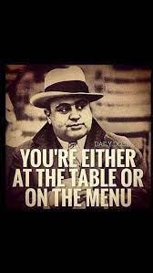 The One Word Every Business Person Stands By Gangsta Quotes Gangster Quotes Al Capone Quotes
