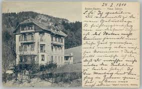 Haus salem ist eine begegnungsstätte und ein treffpunkt für selbsthilfegruppen und für angehörige kranker menschen. Postkarte Carte Postale Baden Baden Haus Salem X Manuskript Nbsp Nbsp Papierantiquitat Versandhandel Boeger