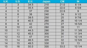 size conversion chart shoe size chart shoe size