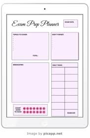 Two Week Exam Planner Exam Planner Exam Prep Printable Planner