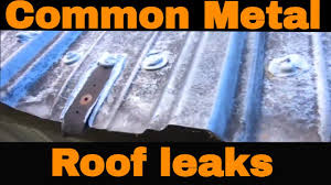 Make the final repair as soon as weather permits. A Common Cause Of Leaks On A Metal Roof Overlooked An Easy Fix With A Hammer Only Youtube