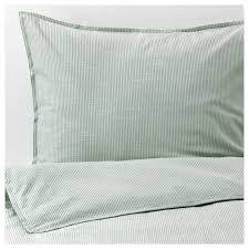 Bergpalm Dekbedovertrek Met 2 Slopen Groen Streep 240x220 60x70 Cm Ikea Green Duvet Covers Striped Duvet Covers Duvet Covers