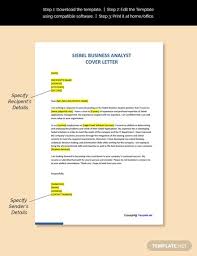 Free Siebel Business Analyst Cover Letter Template Word Google Doc Apple Mac Pages In 2020 Cover Letter Template Lettering Cover Letter Template Word