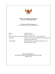 Di bagian ini juga admin atau. Cover Penilaian Prestasi Kerja