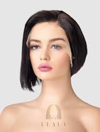 Barna hálós asszimetrikus bob paróka eladó