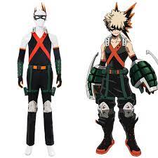 Bakugou katsuki printed men's hoodie 2021 $ 39.99. My Hero Academia Boku No Hero Akademia Katsuki Bakugou Battle Suit Cosplay Costume Wish