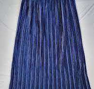 Free Press Clothing Midi Skirt Womens Small A-Line Velour Pleated Elastic  Waist