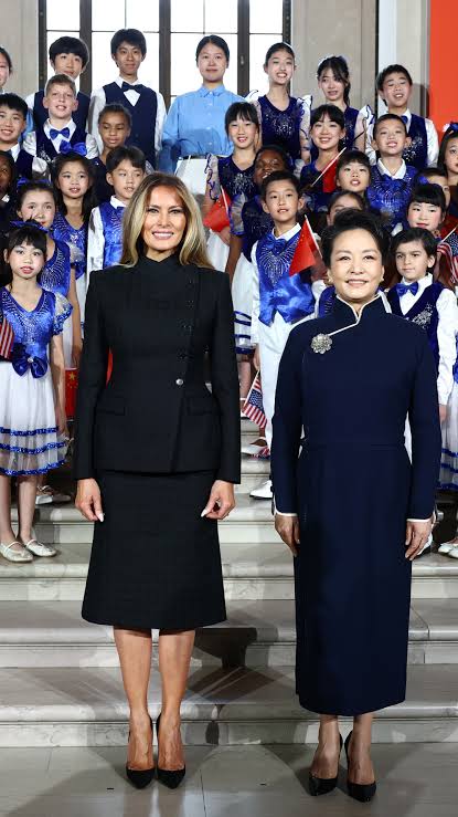 Melania Trump visits Smithsonian with China's first lady