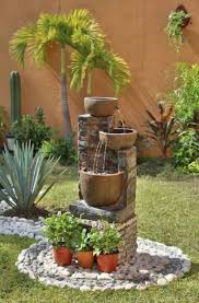 Maybe you would like to learn more about one of these? 32 Homemade Garden Design With Fountain Ornaments Homiku Com Small Garden Design Garden Landscape Design Garden Landscaping Design Ideas