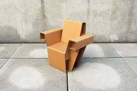 Could This Cardboard Furniture Replace Your Ikea Chairs And Bookshelves Chairigami S Furniture Is Made Fr Cardboard Furniture Cardboard Chair Cardboard Design