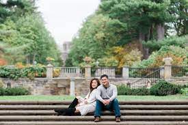 Nj Botanical Gardens Fall Engagement Photos Ringwood Engagement Photos Fall Fall Engagement Autumn Garden