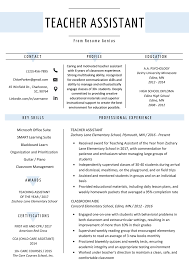 Check spelling or type a new query. Teacher Assistant Resume Sample Writing Tips Resume Genius