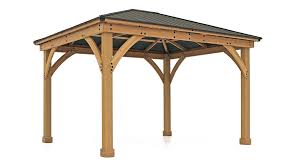 Our standard sizes range from 10'x10' to 20'x40'. 11 X 13 Meridian Gazebo Yardistry Structures Gazebos Pavilions And Pergolas