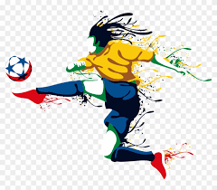 Free football / soccer cartoons for football world cup and euro cup. Hand Drawn Cartoon Kicking Soccer Character Decoration Cartoon Football Player Hd Clipart 4257648 Pikpng