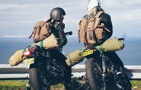 Stories Of Bike Sister A 94 Yamaha Srv250 Story Both Originally From Sweden Maria And Her Adventure Bike Motorcycle Camping Gear Adventure Motorcycling