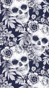 Stylish Pattern Background Skull Wallpaper Iphone Skull Wallpaper Gothic Wallpaper