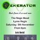 Generator Live at The Nags Head Lyme regis event in Lyme Regis