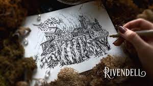 How To Draw Rivendell | Ink Drawing Tutorial | The Lord Of The Rings  Artwork | Book Illustration - Youtube