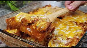 Chicken Enchiladas Recipe Tex Mex Chicken Enchiladas Baked Enchiladas Recipe Y In 2020 Recipes With Enchilada Sauce Homemade Enchilada Sauce Enchilada Sauce Easy