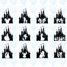 Download Disney Castle Bundle Svg Files For Silhouette Files For Cricut Svg Dxf Eps Png Instant Download Supersvg Disney Silhouette Art Disney Silhouettes Disney Castle Silhouette