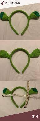Unisex Shrek Ears Headband Costume Cosplay Ear Headbands Disney Accessories Unisex