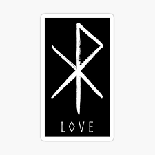 Runes are magnificent symbols of a long lost culture each rune possesses a unique meaning, and many occult practitioners believe that these designs are connected to black magic from the viking era. Runes Vikings Love Stickers Redbubble