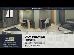 Universiti kebangsaan malaysia 43600 ukm bangi selangor. Kiz Student Premier Hostel Youtube