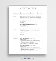 Free Entry Level Resume Template Avery Career Reload
