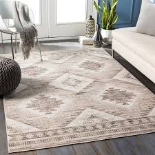 Black And Tan Area Rug Amsterdam Distressed Southwestern Tan Black Area Rug In 2020 Geometric Area Rug Black Area Rugs Area Rugs