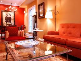 Living Room With Red And Gold Walls Living Room Colors Gold Living Room Living Room Color Schemes